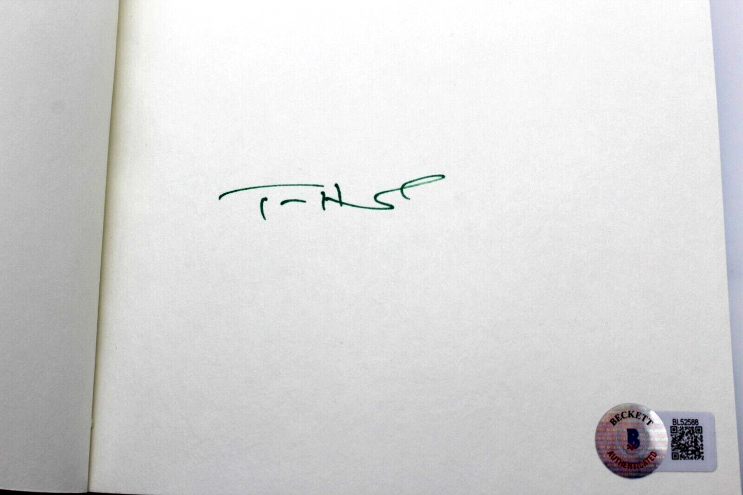 Tom Hanks Signed Making Another Motion Picture Masterpiece Book W/Beckett COA #3