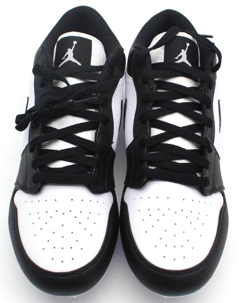 Jordan 1 Football Cleats Low TD Panda Black White FJ6245-100 NEW Size 14 New