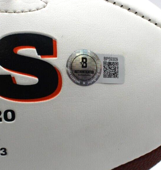 Keenan Allen Signed Chicago Bears Logo Football w/Beckett COA BP59309