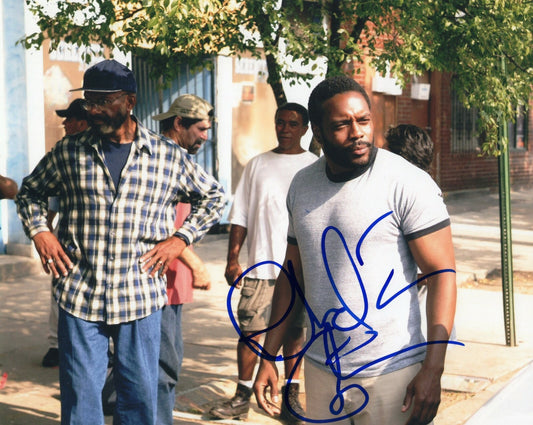 Chad Coleman Signed 8x10 Photo w/COA The Wire Cutty The Walking Dead #1     
