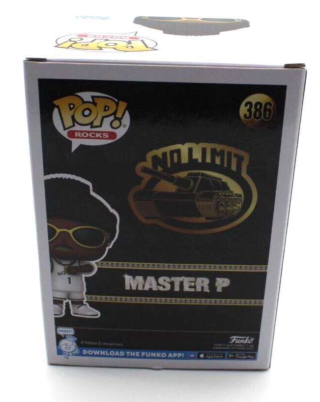 Master P No Limit 386 Percy Miller Signed Funko Pop w/Beckett BP30251 Swap
