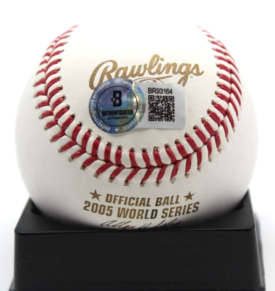 Mark Buehrle Signed 2005 World Series Ball Chicago White Sox w/Beckett BR93164