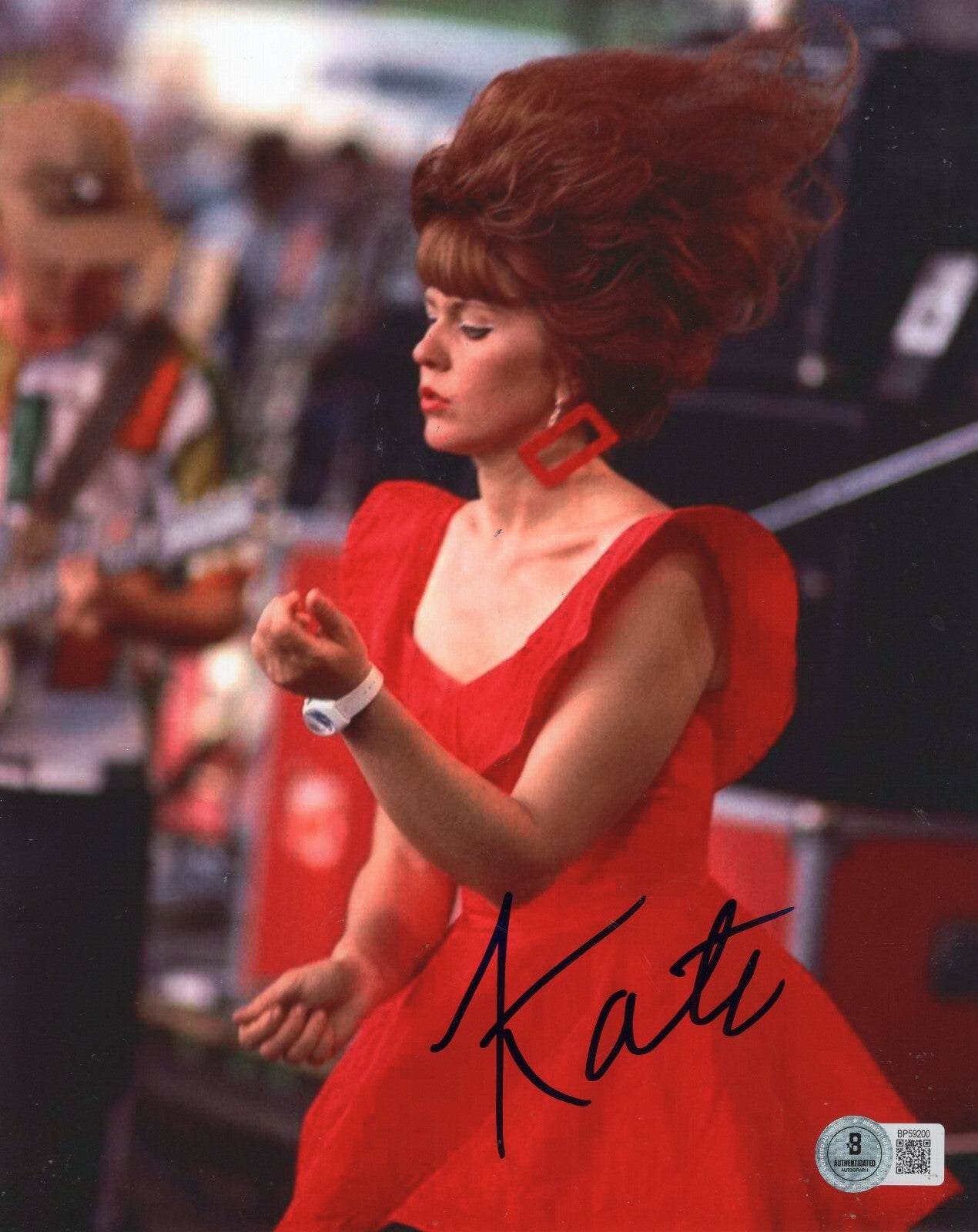 Kate Pierson The B 52's Rock n Roll Signed 8x10 Photo w/Beckett COA BP59200