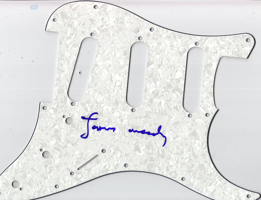 James McCartney Signed Electric Pickguard W/COA Proof Paul The Beatles Angel #3