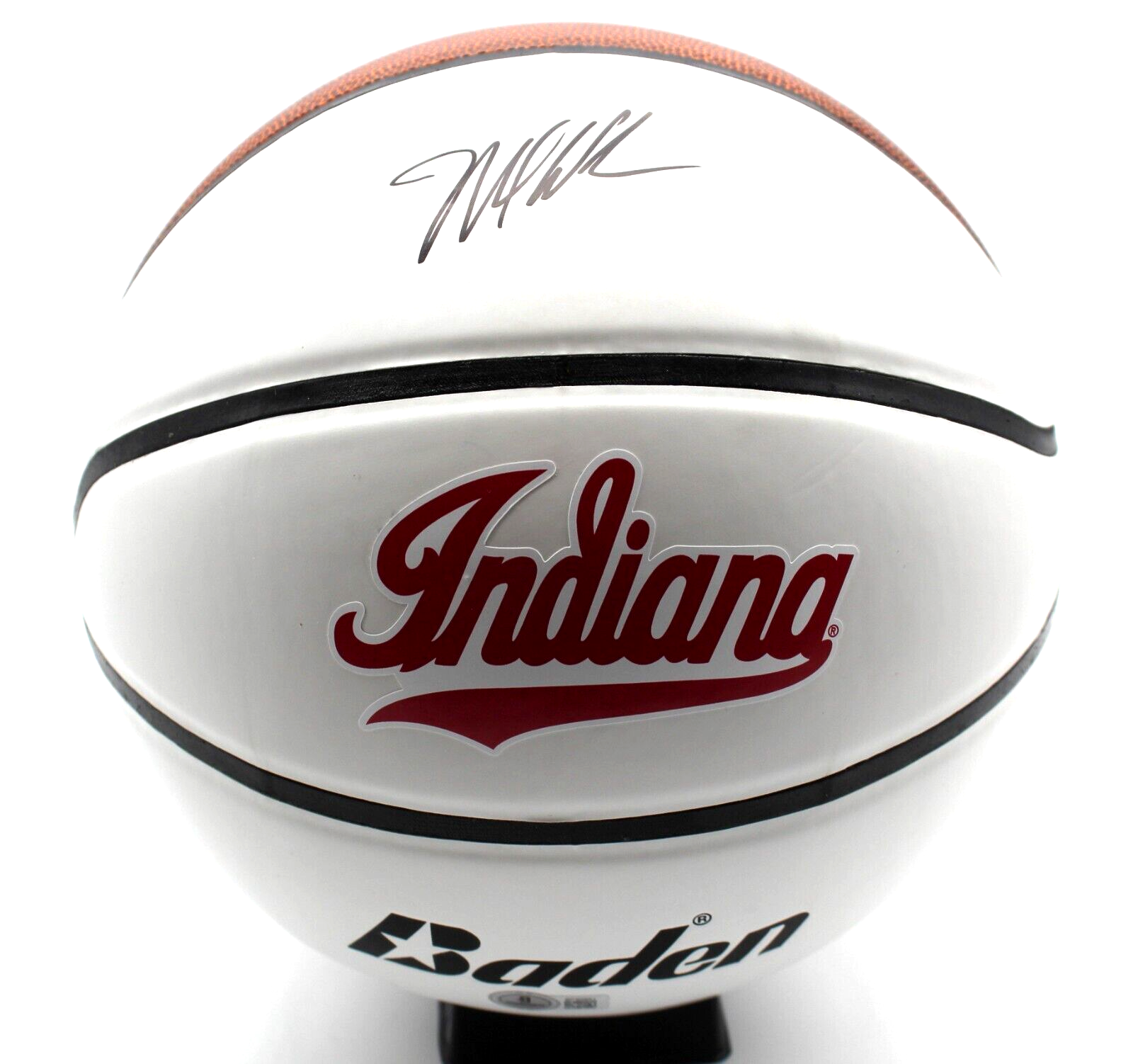 Mike Woodson Signed Indiana Hoosiers Full Size Basketball w/Beckett COA BP89881