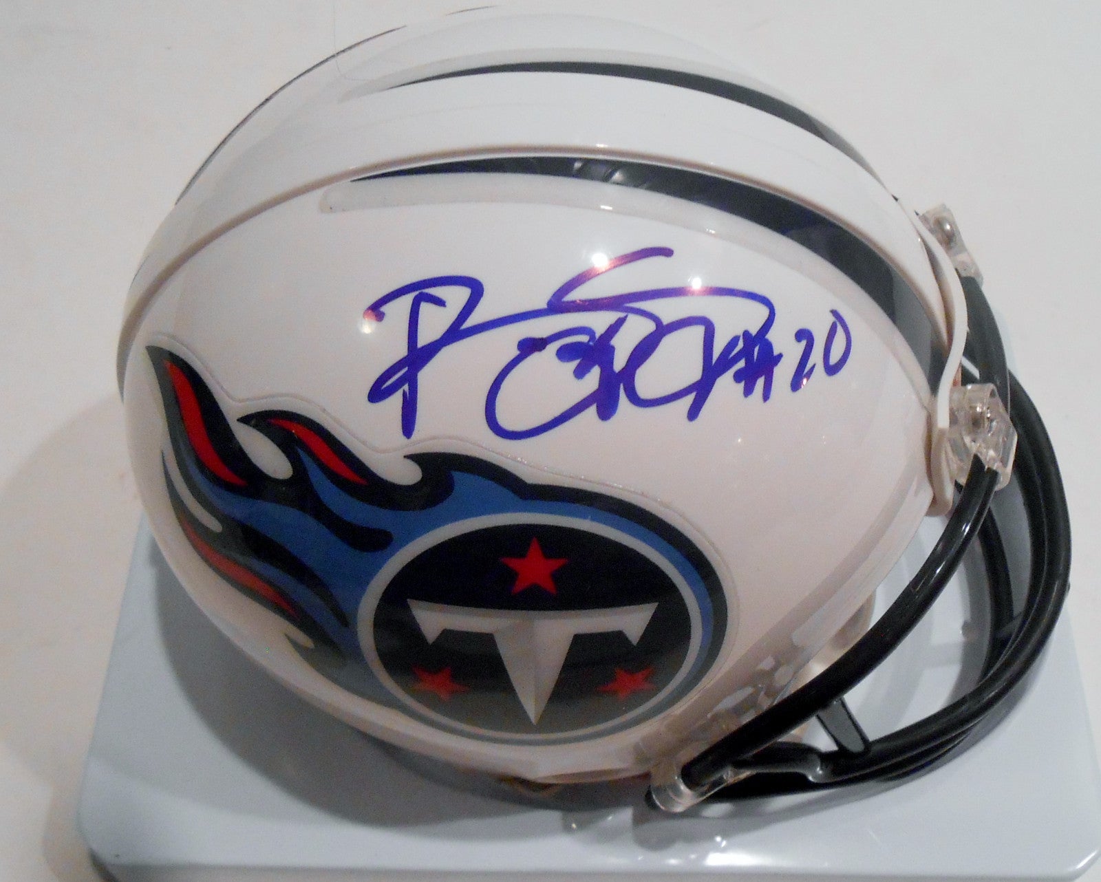 Bishop Sankey Signed Tennessee Titans Mini Football Helmet w/COA 