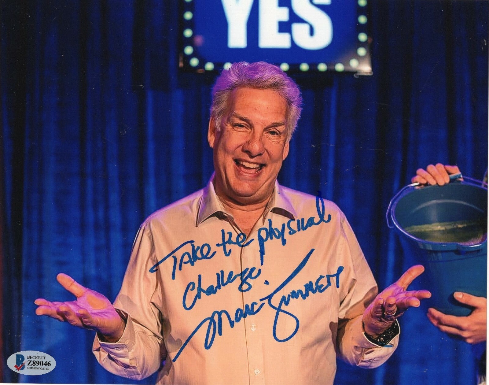 Marc Summers TV Game Show Host Signed 8x10 Photo w/Beckett COA Z89046
