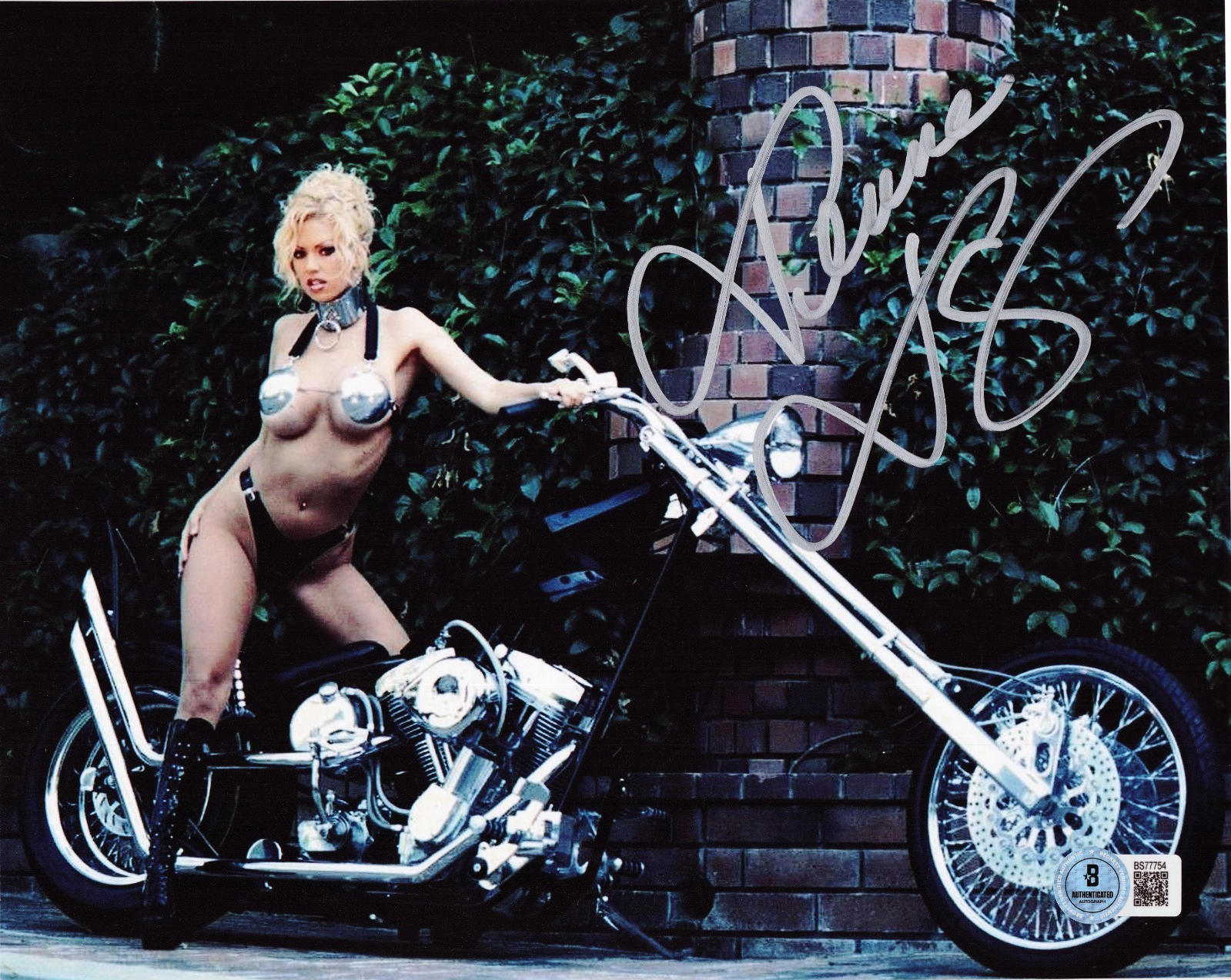 Jenna Jameson Signed Adult Movie Star XXX 8x10 Photo w/Beckett BAS COA BS77754