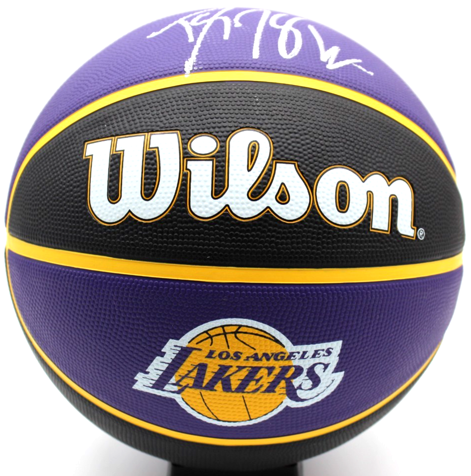 Dwight Howard Signed Los Angeles Lakers Logo Basketball W/Beckett COA BT56225