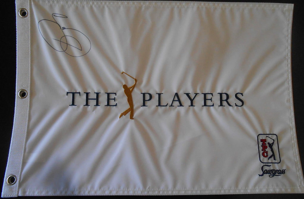Jason Day Signed 2016 Players Championship Flag w/JSA COA TPC Sawgrass Q30298