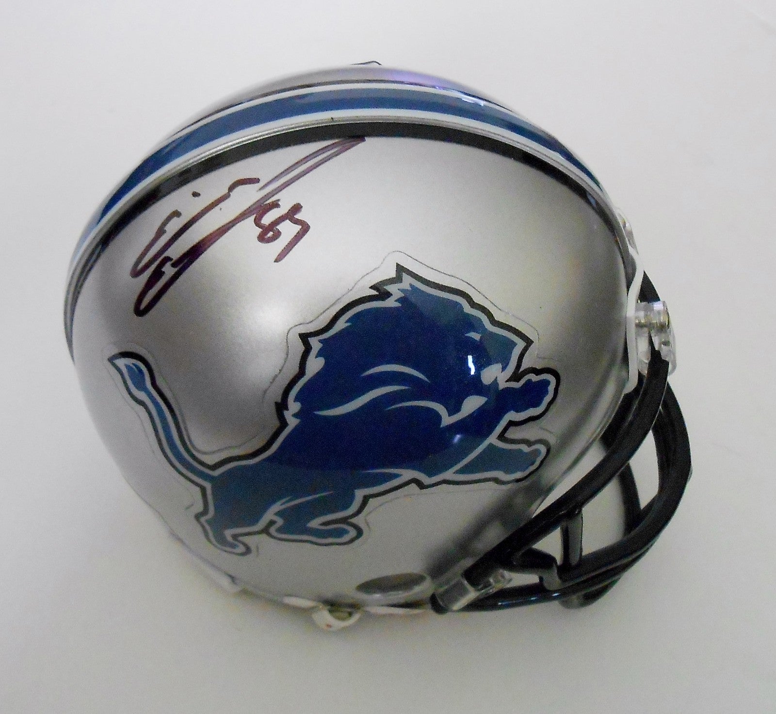 Eric Ebron Signed Detroit Lions Football Mini Helmet w/COA