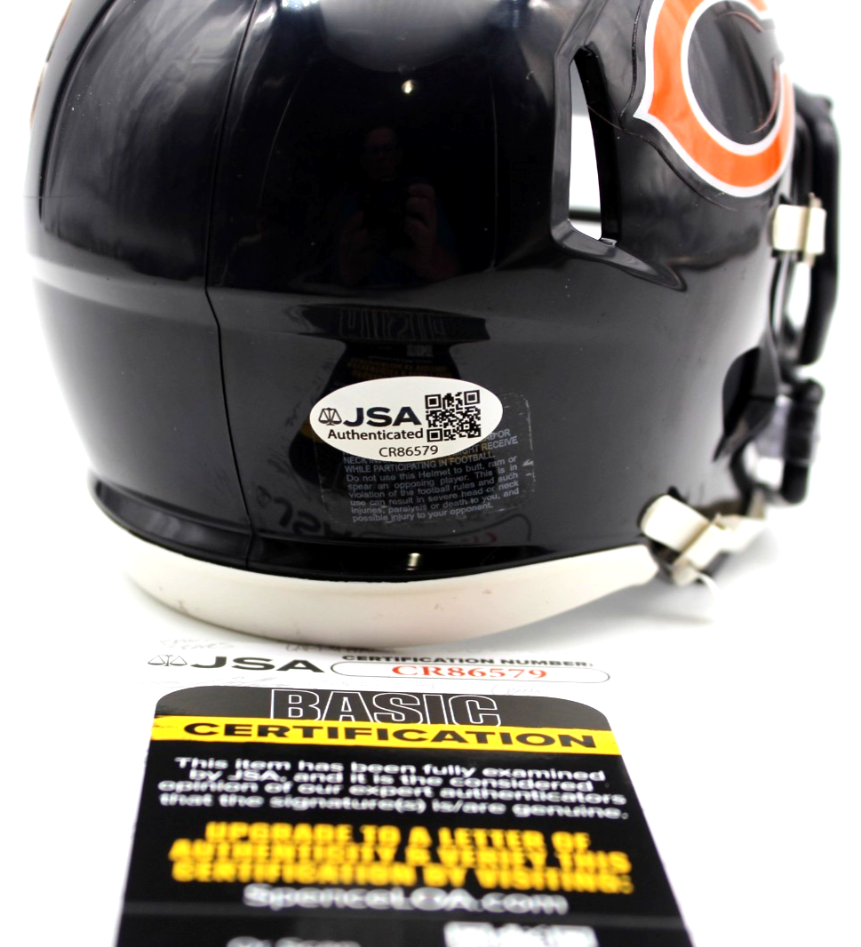 Caleb Williams Chicago Bears Signed Mini Football Helmet w/JSA COA CR86579