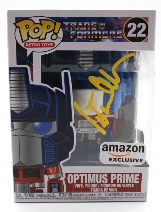Peter Cullen Transformers Optimus Prime #22 Signed Funko w/Beckett COA BP89893