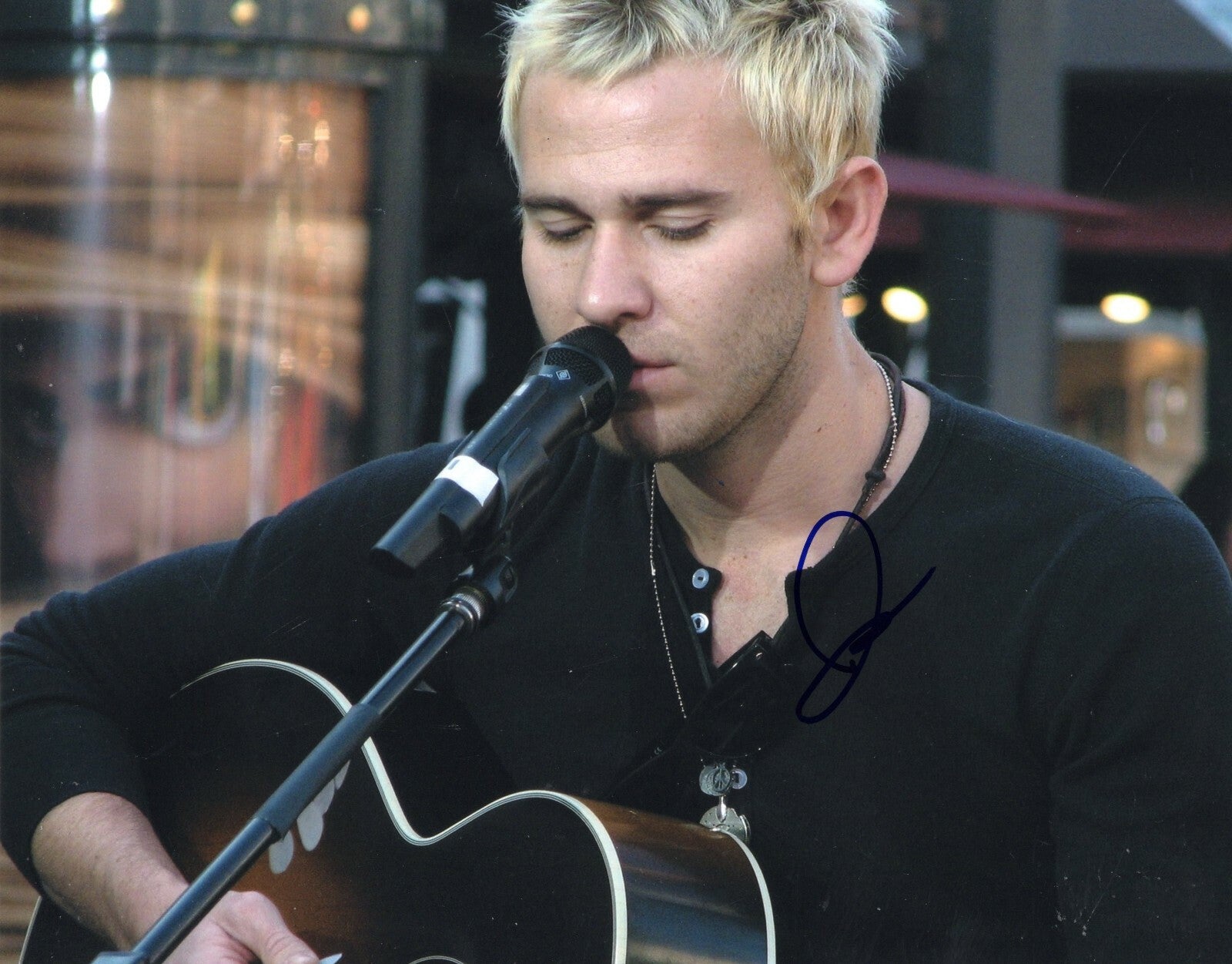 Jason Wade Signed 8x10 Photo w/COA Singer Songwriter Lighthouse #4