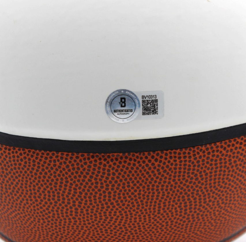 Andrej Stojakovic Signed Illinois Fighting Illini Basketball W/Beckett BV10313