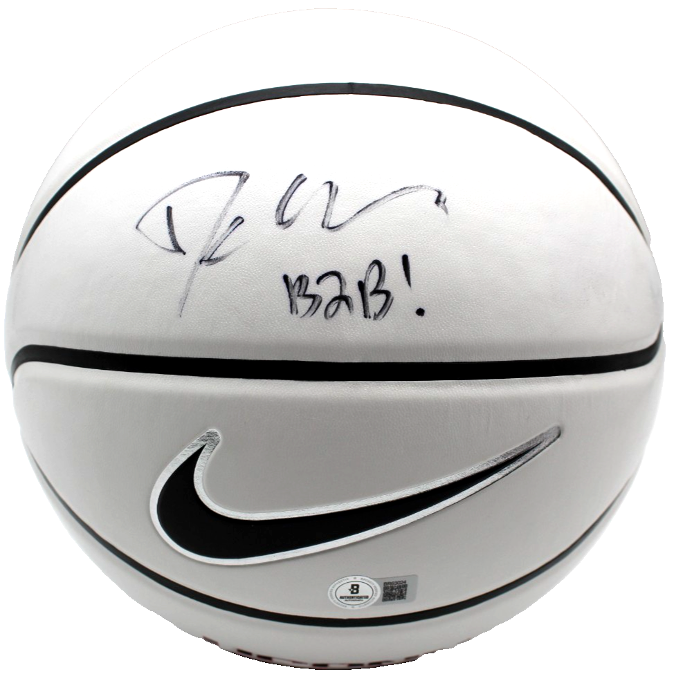 Danny Hurley B2B Signed UCONN Huskies Nike Logo Basketball w/Beckett COA BR63024