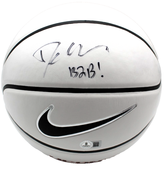 Danny Hurley B2B Signed UCONN Huskies Nike Logo Basketball w/Beckett COA BR63024