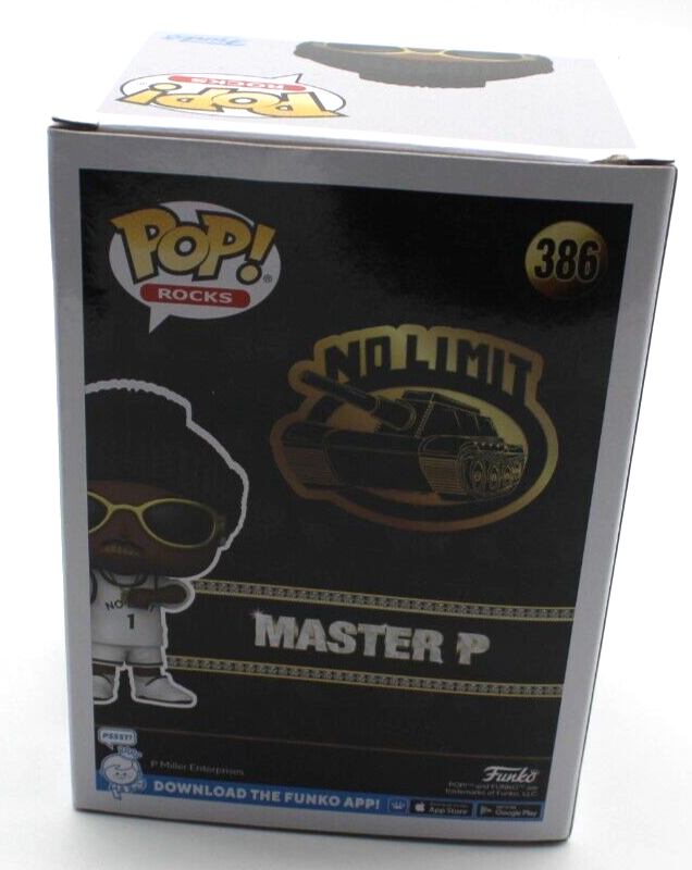 Master P No Limit 386 Percy Miller Signed Funko Pop w/Beckett BP30250 Swap