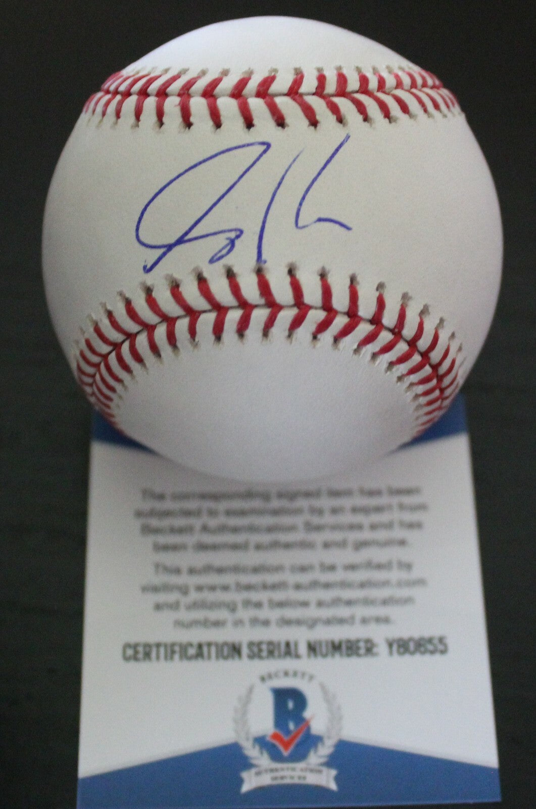 Forrest Whitley Houston Astros Signed Official Baseball W/Beckett COA Y80655