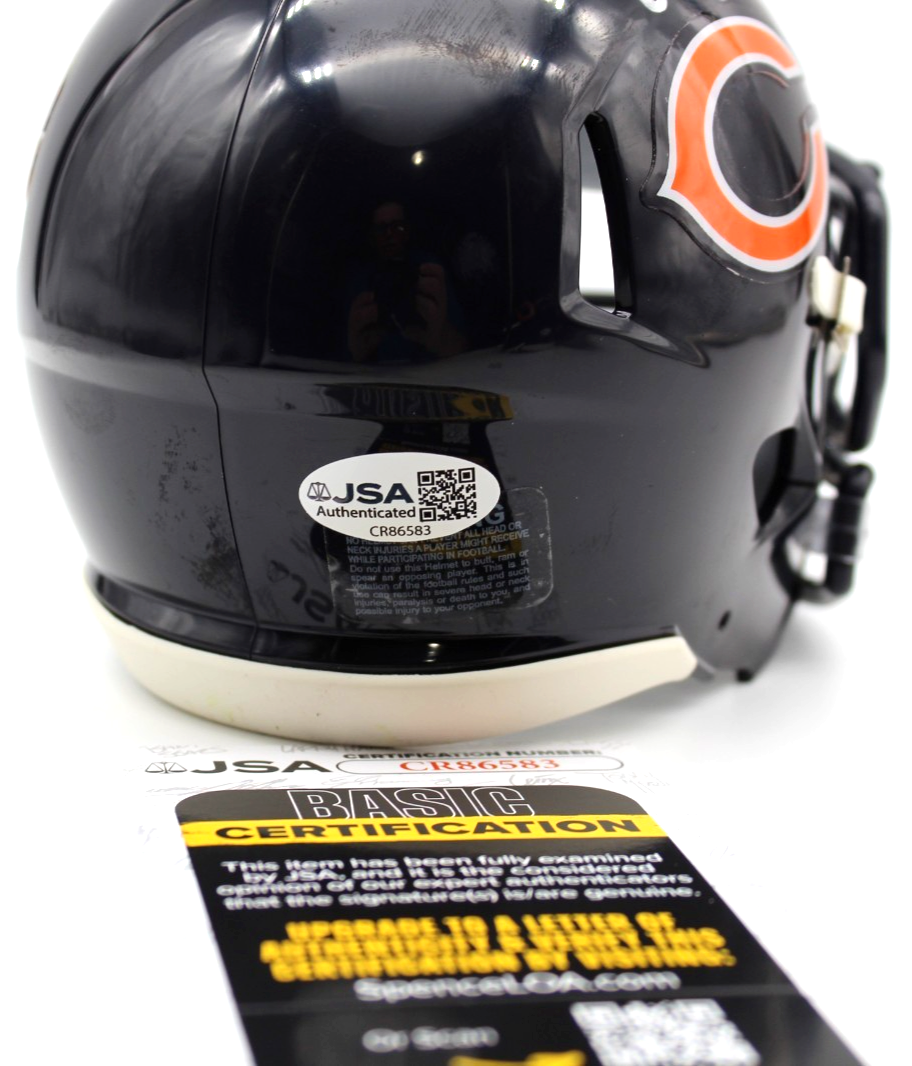 Caleb Williams Chicago Bears Signed Mini Football Helmet w/JSA COA CR86583