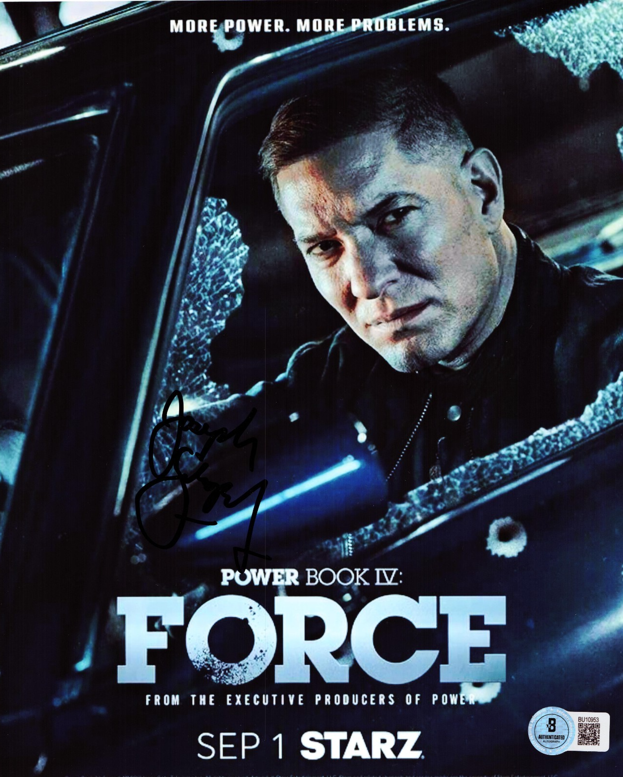 Joseph Sikora Signed Power Book Force Tommy 8x10 Photo W/Beckett COA BU10953
