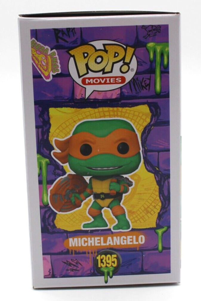 Shamon Brown Jr. Michelangelo Turtle TMNT 1395 Signed Funko Pop JSA AX28782 SWAP