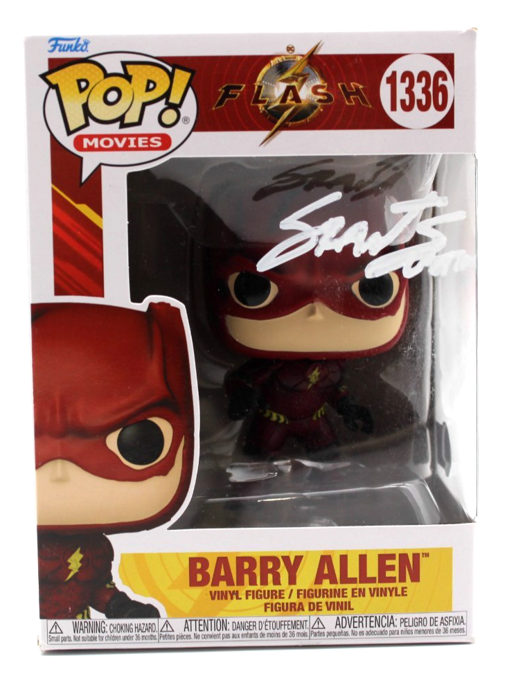 Grant Gustin Signed Barry Allen The Flash Funko Pop 1336 w/Beckett COA BU41109