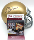Drew Pyne Signed Notre Dame Fighting Irish Mini Football Helmet w/JSA COA