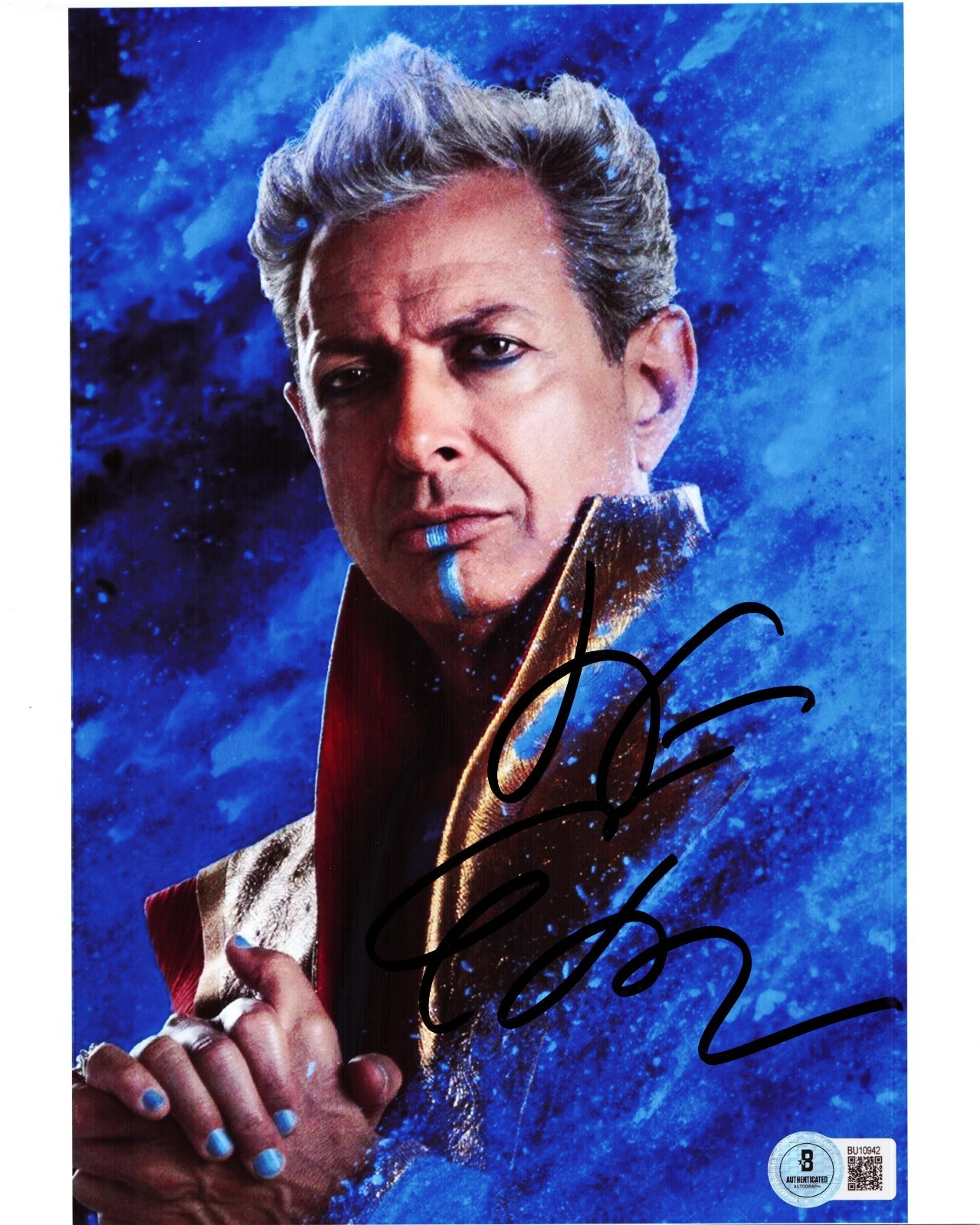 Jeff Goldblum Signed Thor Ragnarok 8x10 Photo W/Beckett COA BU10942