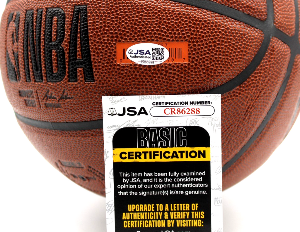 Danny Ainge Signed Boston Celtics NBA Logo Basketball w/JSA COA CR86288