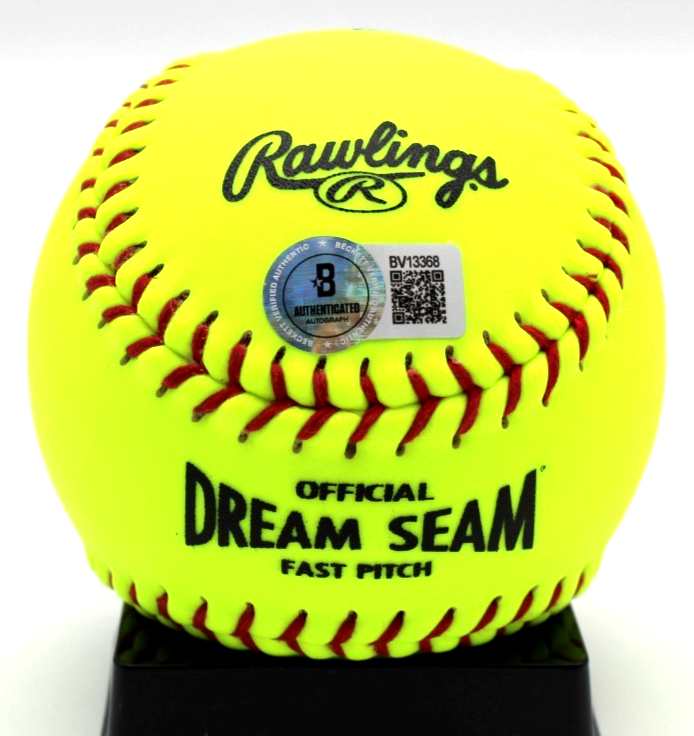 Megan Faraimo Signed UCLA USA Talons Softball w/Beckett BAS COA BV13368
