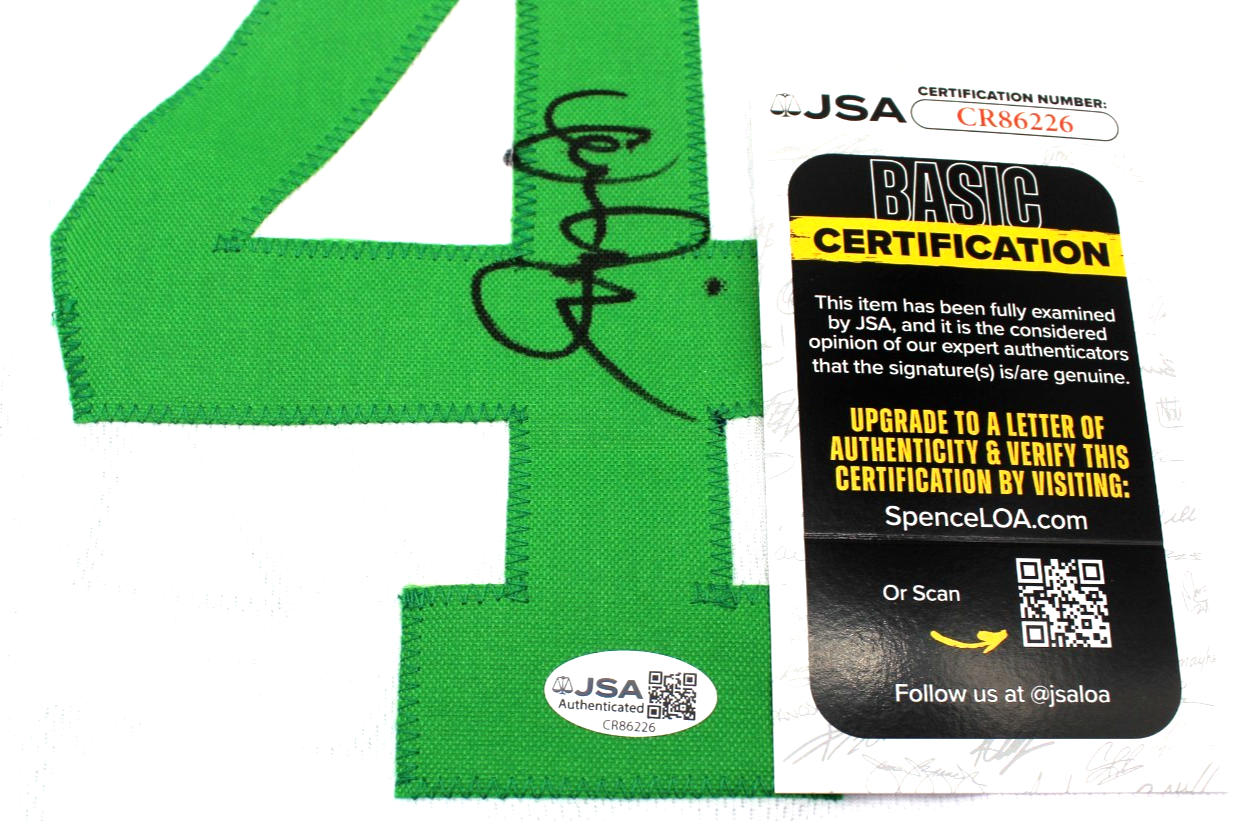 Danny Ainge Signed Boston Celtics Custom Basketball Jersey w/JSA COA CR86226