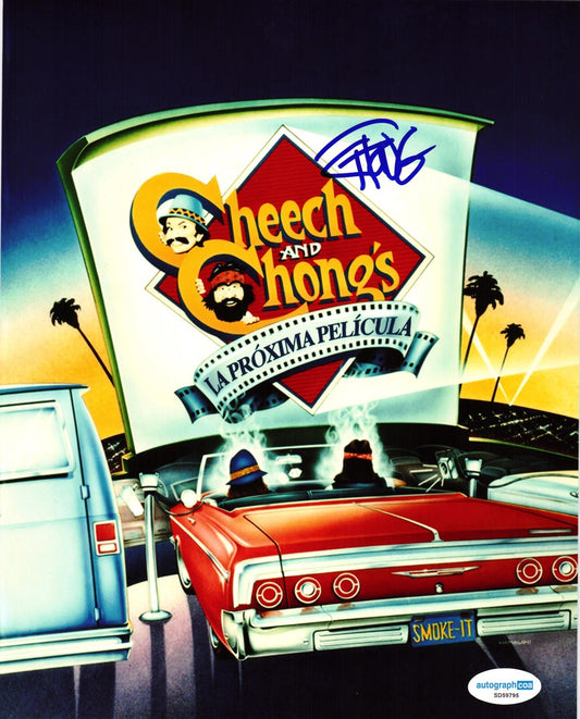 Tommy Chong Up In Smoke Cheech & Chong Signed 8x10 Photo w/ACOA SD59795