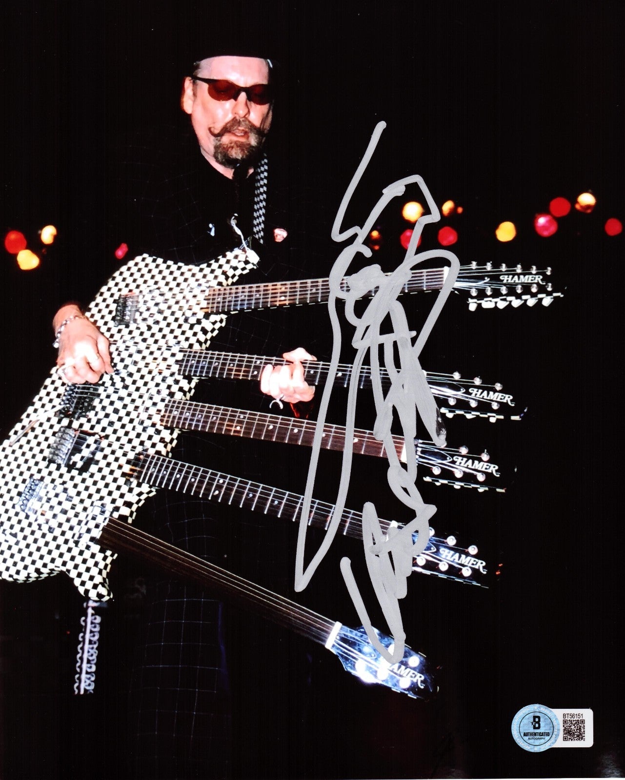 Rick Nielsen Signed Cheap Trick Rock N Roll  8x10 Photo W/Beckett COA BT56151