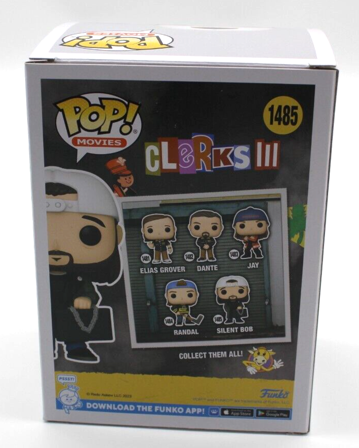 Kevin Smith Signed Silent Bob Clerks Funko Pop 1485 w/Beckett COA BM61804