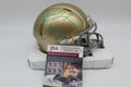 Brandon Joseph Signed Notre Dame Fighting Irish Mini Helmet w/JSA COA Witness #1