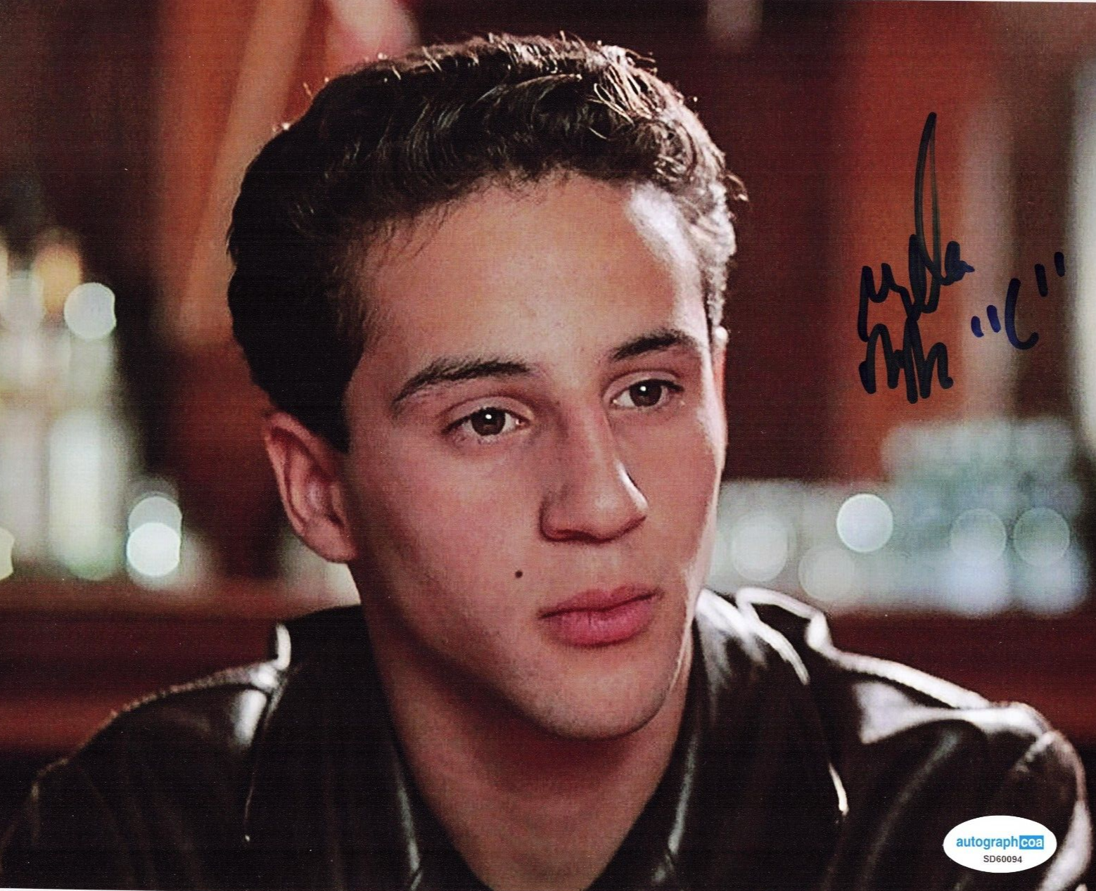 Lillo Brancato A Bronx Tale Calogero "C" Signed 8x10 Photo w/ACOA SD60094