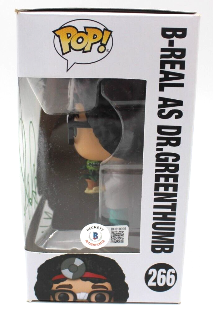 B-Real AS Dr. Greenthumb Cypress Hill Signed Funko Pop w/Beckett COA BH010995