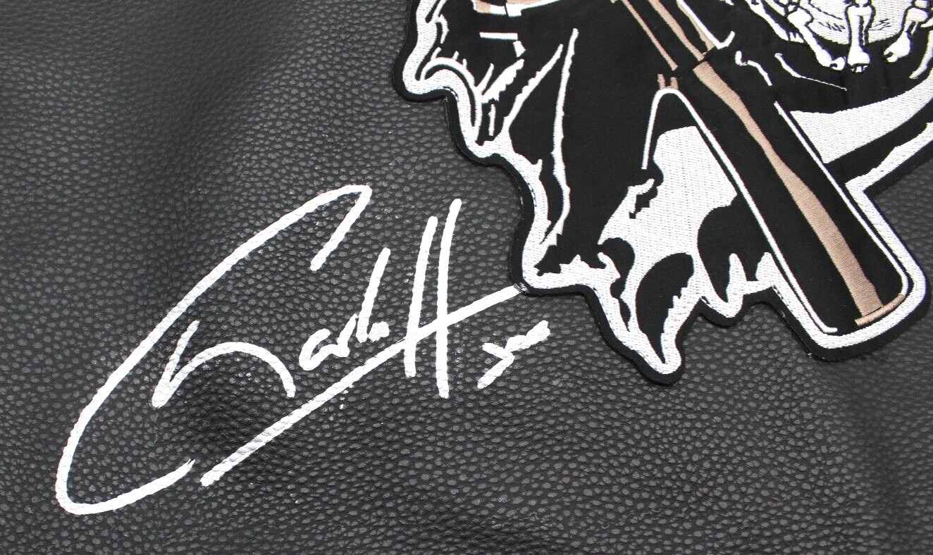 Charlie Hunnam Signed Sons of Anarchy Motorcycle Vest w/Beckett COA BR32503