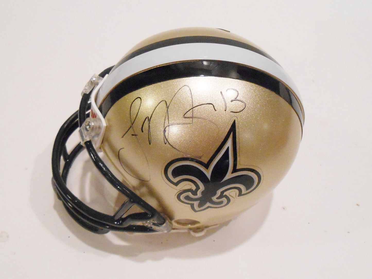 Joseph Morgan Signed New Orleans Saints Mini Helmet w/COA #2