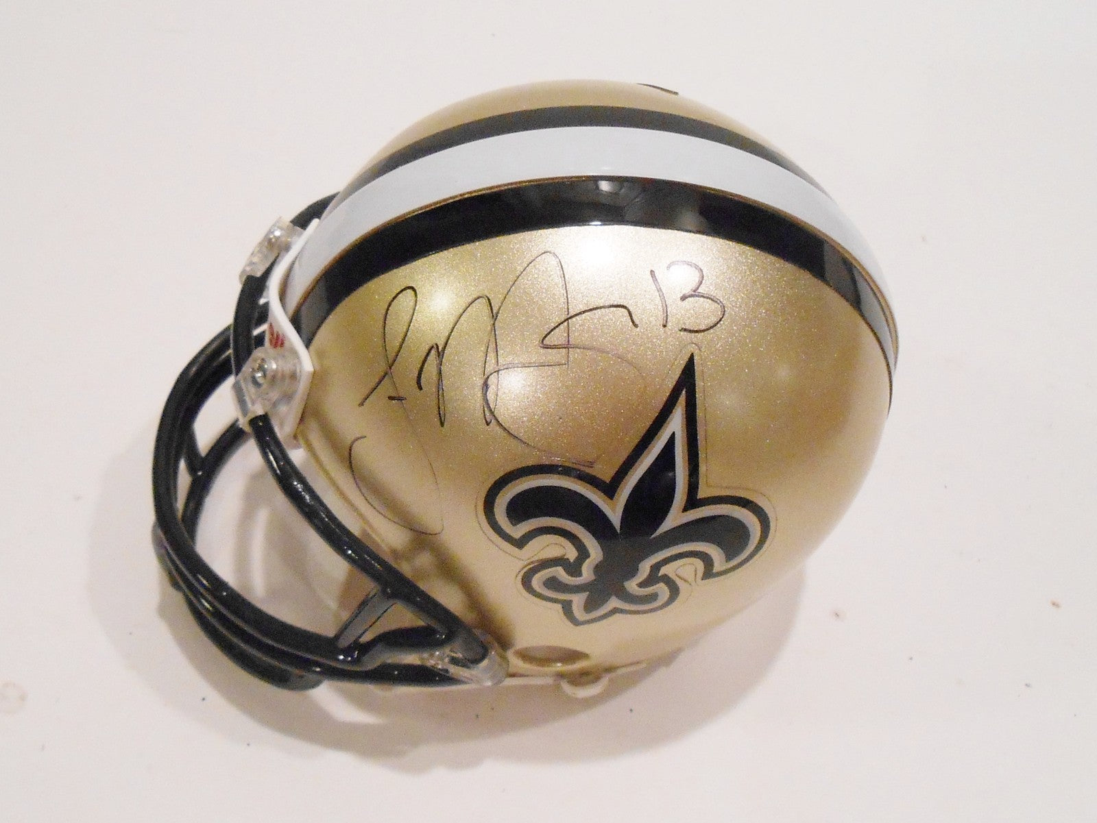 Joseph Morgan Signed New Orleans Saints Mini Helmet w/COA #2