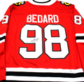 Connor Bedard Signed Chicago Blackhawks Hockey Jersey w/Beckett COA AE37099