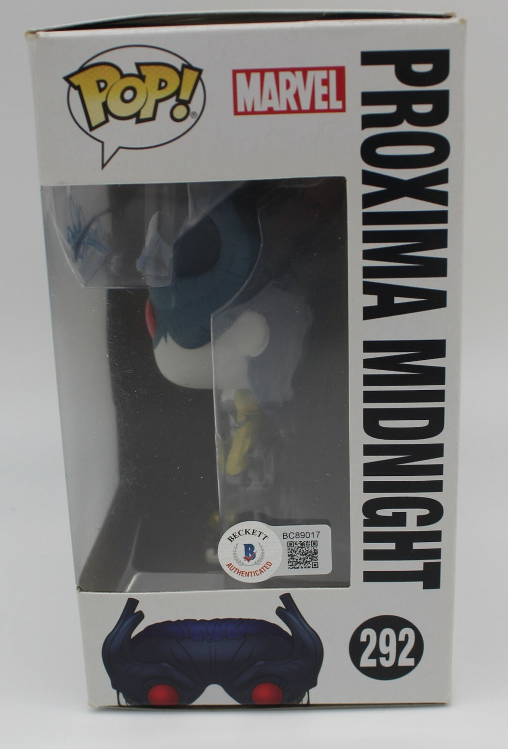 Carrie Coon Avengers Proxima Midnight 292 Signed Funko Pop w/Beckett COA BC89017