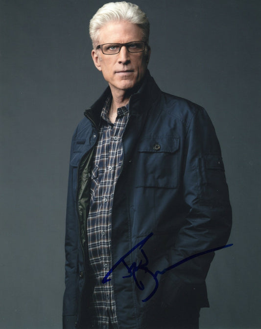 Ted Danson Signed CSI Crime Scene TV Show 8x10 Photo w/COA Autographed #1