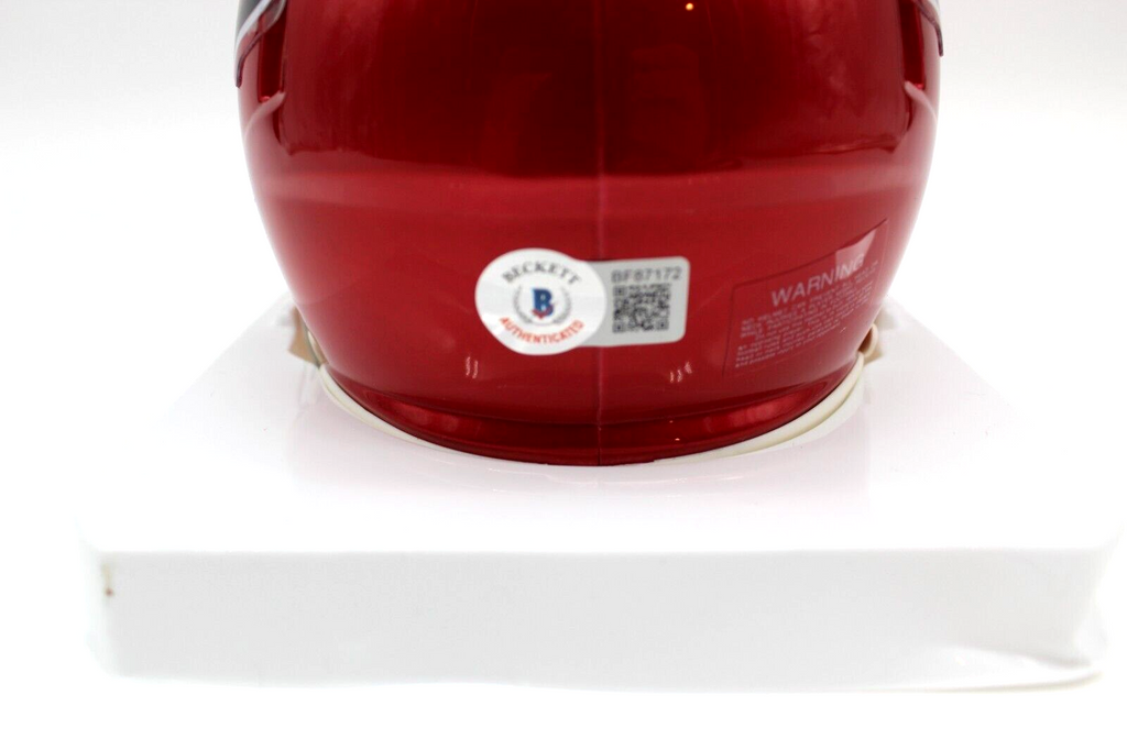Kurt Warner Signed Cardinals Flash Mini Football Helmet w/Beckett COA BF87172
