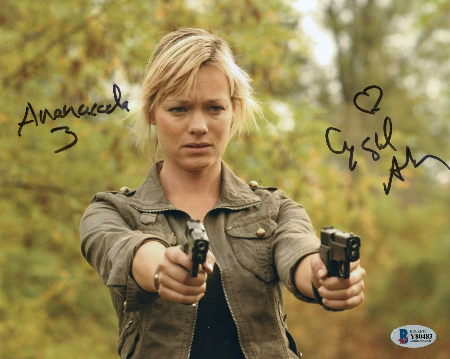 Crystal Allen Signed 8x10 Photo Anaconda 3 III w/Beckett COA Y80483