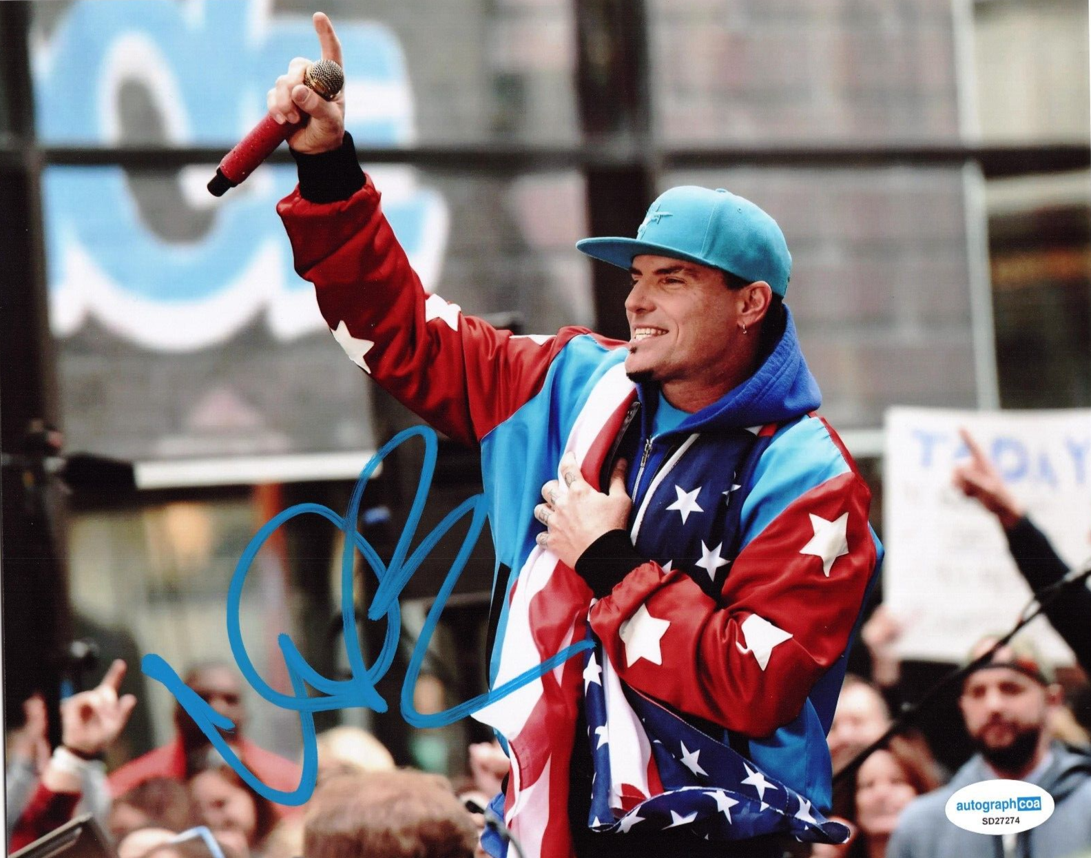 Vanilla Ice Signed 8x10 Photo Ice Ice Baby Rap Hip Hop w/ACOA SD27274