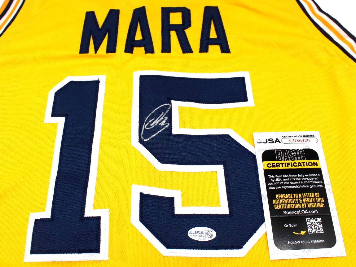 Aday Mara Signed Custom Michigan Wolverines Basketball Jersey w/JSA COA CR86420