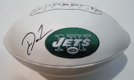 Darron Lee Signed New York Jets Full Size Football w/COA Ohio State #1