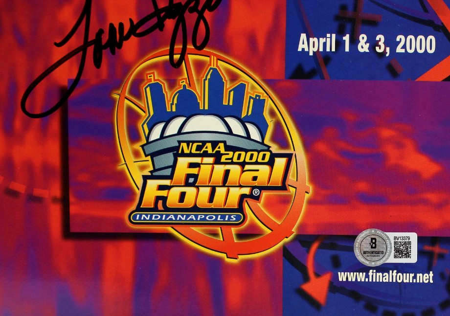 Tom Izzo Signed 2000 NCAA Final Four Program Michigan State w/Beckett BV13379